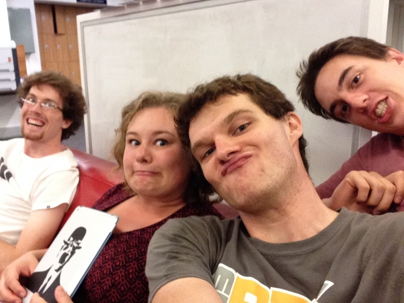 i don't know whether he actually noticed this in his camera roll