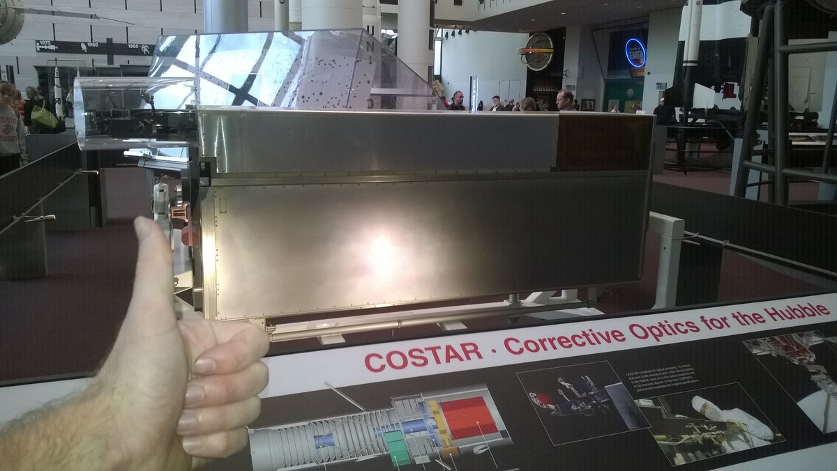 Actual Hubble Space Telescope corrective optics