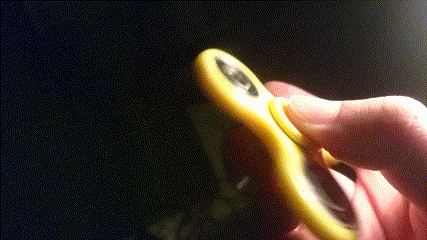 yes, this was actually spinning