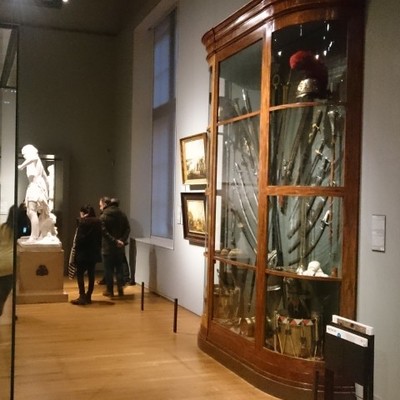 a collection of war memorabilia