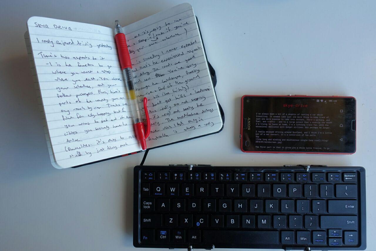 fold-out bluetooth keyboard