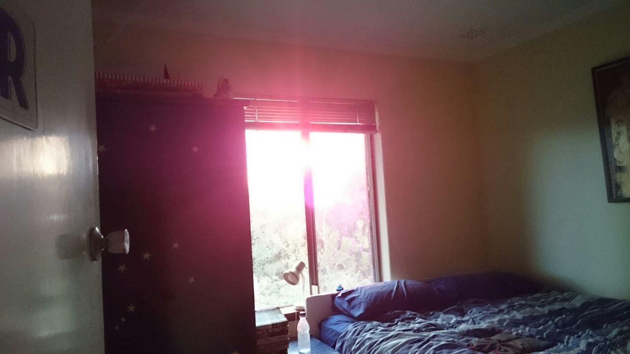 a sunset so red it looks like the end of the world